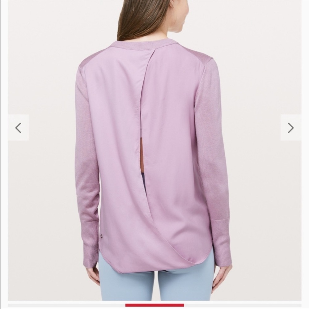 Lululemon Cashmere Open Back Pull Over Sweater New With Tags - Picture 5 of 14